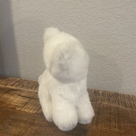 Vintage Soft Classics White Cat Kitten Plush Toys R Us 1995 Blue Eyes 10” Toy - Picture 7 of 10